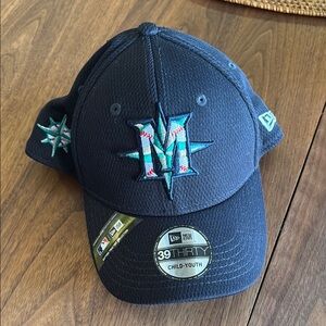New Era Navy Seattle Mariners Youth Cap